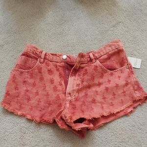 We The Free Coral Jean Shorts